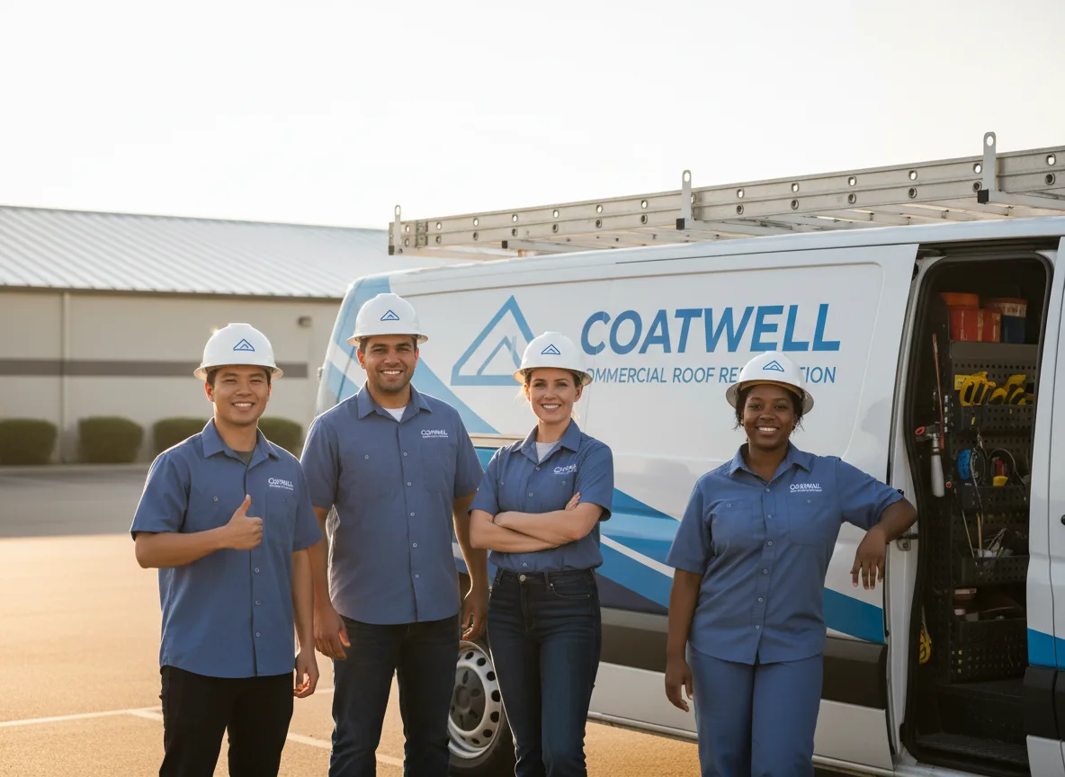 Commercial roof coating company in Devine, TX