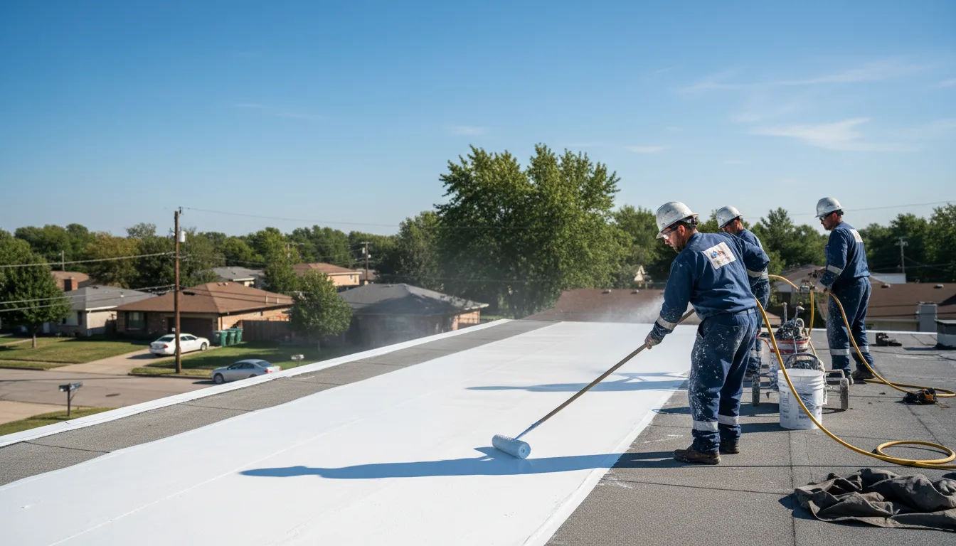 Commercial roof coating in Devine, TX near me